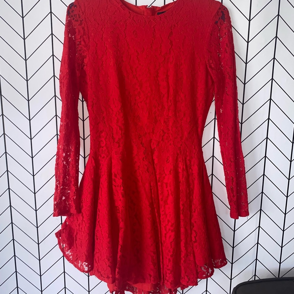 Red Lace Dress